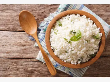 Ilustracja przepisu na: ryż z kalafiora
