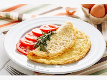 Ilustracja przepisu na: wegański omlet