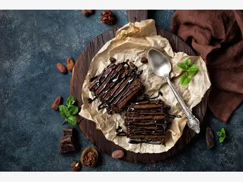 Ilustracja przepisu na: wegańskie ciasto czekoladowe