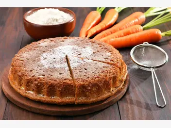 Ilustracja przepisu na: wegańskie ciasto marchewkowe