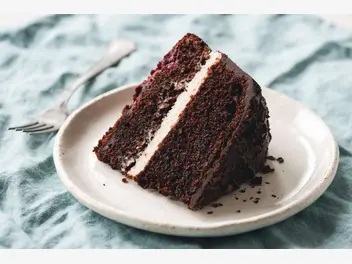 Ilustracja przepisu na: ciasto z budyniem czekoladowym