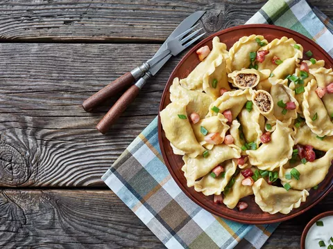 Przepis: pierogi z mięsem