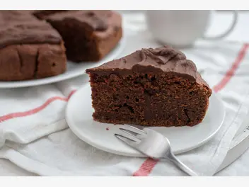 Ilustracja przepisu na: ciasto czekoladowe z burakami