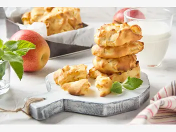 Ilustracja przepisu na: ciasteczka z jabłkami