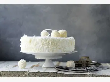 Ilustracja przepisu na: ciasto kokosowe bez pieczenia