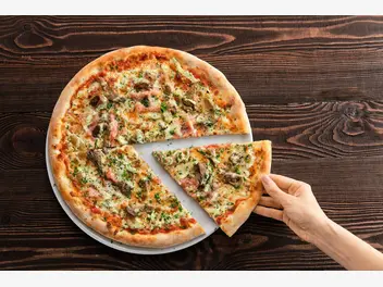 Ilustracja przepisu na: pizza z boczniakami
