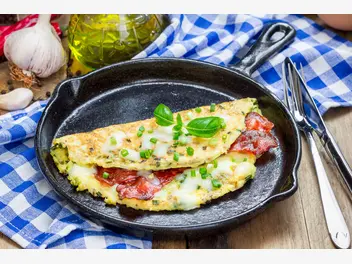 Ilustracja przepisu na: omlet proteinowy