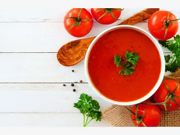 Ilustracja przepisu na: gęsta zupa pomidorowa