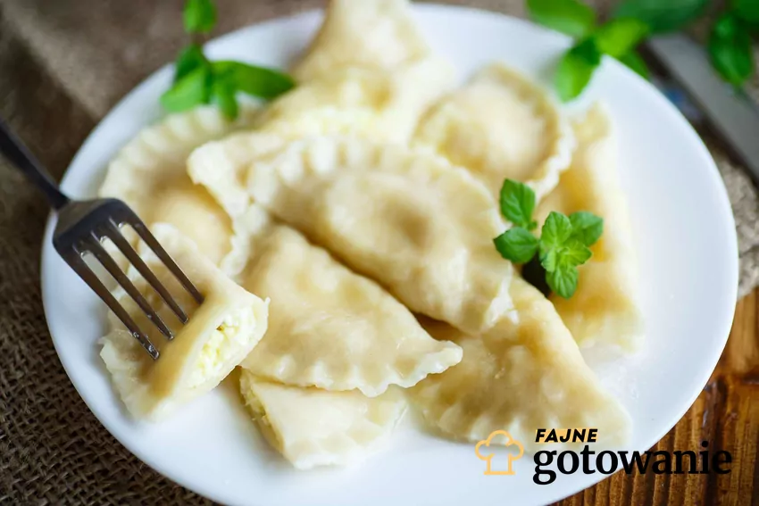 Domowe pierogi z twarogiem