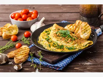 Ilustracja przepisu na: omlet bez mleka