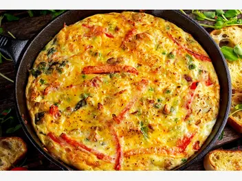 Ilustracja przepisu na: omlet z papryką