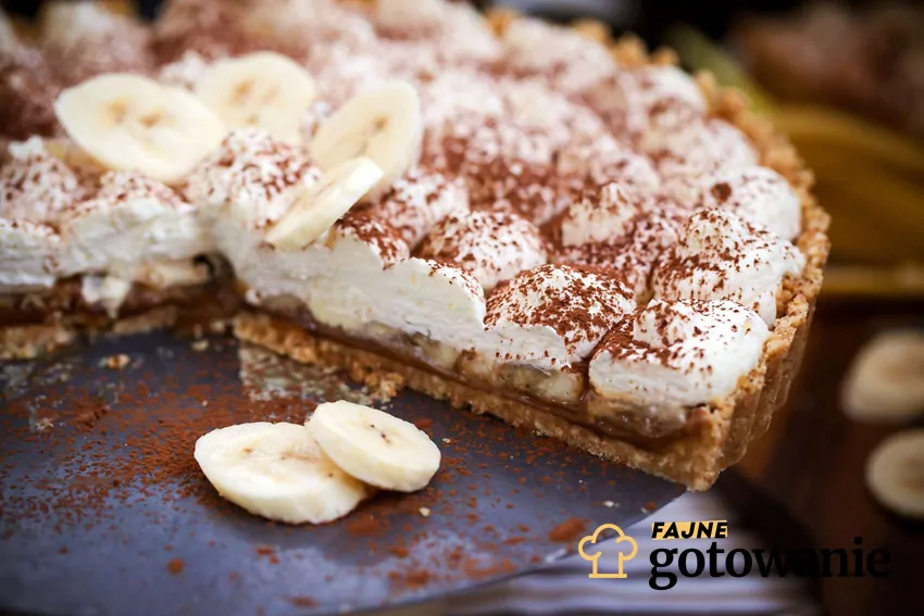 Tarta banoffee z bitą śmietaną