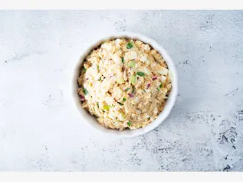 Ilustracja przepisu na: sałatka ryżowa z tuńczykiem