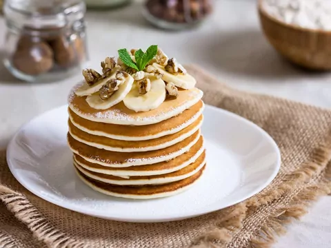 Przepis: placki bananowe wegańskie