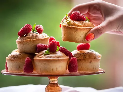 Przepis: Muffiny z płatków owsianych