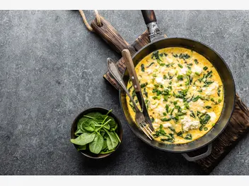 Ilustracja przepisu na: omlet z brokułem