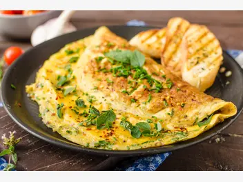 Ilustracja przepisu na: omlet z awokado