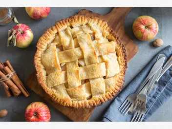 Ilustracja przepisu na: fit ciasto z jabłkami
