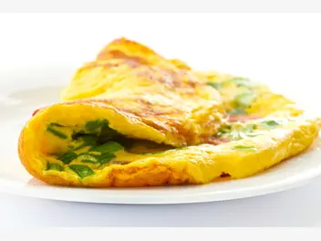 Ilustracja przepisu na: omlet z żółtek