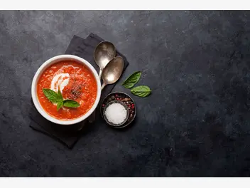 Ilustracja przepisu na: zupa pomidorowa z passaty