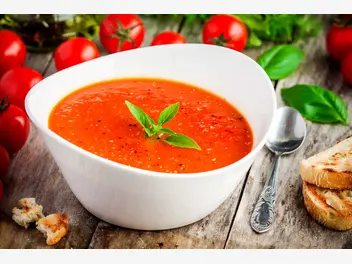 Ilustracja przepisu na: zupa pomidorowa bez mięsa