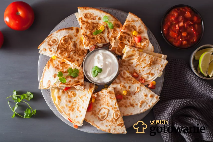 Pyszna quesadilla z warzywami