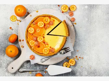 Ilustracja przepisu na: ciasto z pomarańczami