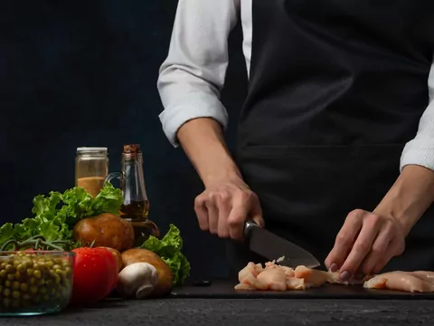 Przepis: kotlety siekane z kurczaka z pieczarkami