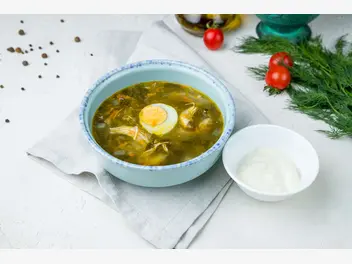 Ilustracja przepisu na: szybka zupa szczawiowa
