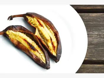 Ilustracja przepisu na: banany z grilla