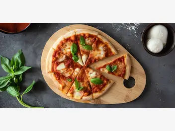 Ilustracja przepisu na: pizza na suchych drożdżach