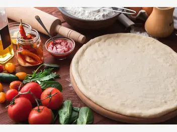 Ilustracja przepisu na: ciasto na pizzę