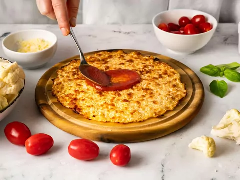 Przepis: spód do pizzy z kalafiora