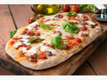 Ilustracja przepisu na: domowa pizza na grubym cieście