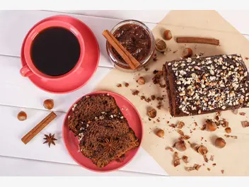 Ilustracja przepisu na: ciasto czekoladowe z powidłami śliwkowymi