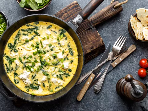Przepis: frittata z pieczarkami
