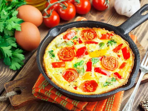 Przepis: frittata z pomidorami
