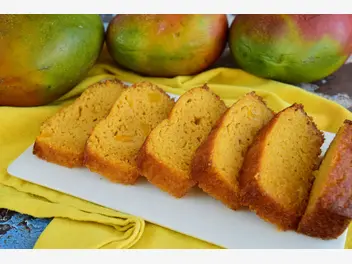 Ilustracja przepisu na: ciasto z mango
