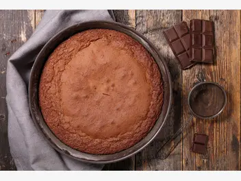 Ilustracja przepisu na: ciasto z kakao i olejem