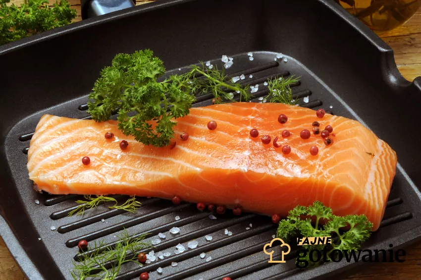 Grillowany łosoś w sosie teriyaki