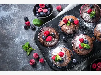 Ilustracja przepisu na: muffinki z owocami