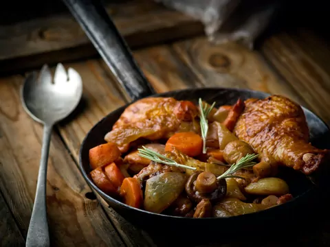 Przepis: Coq au vin