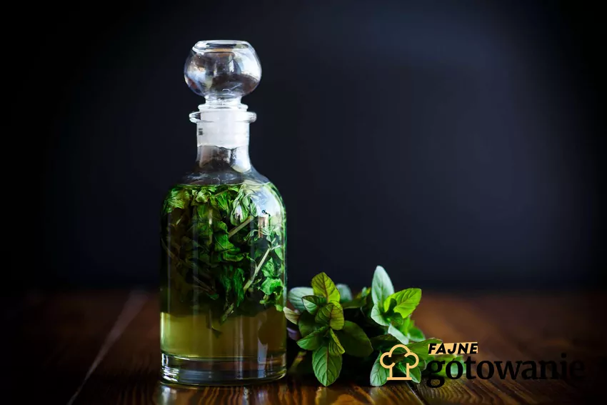 Syrop miętowy Syrop miętowy w butelce