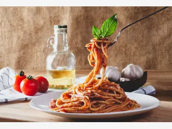 Ilustracja przepisu na: spaghetti z warzywami