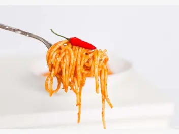 Ilustracja przepisu na: spaghetti arrabiata