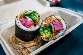 Ilustracja przepisu na: sushi burrito