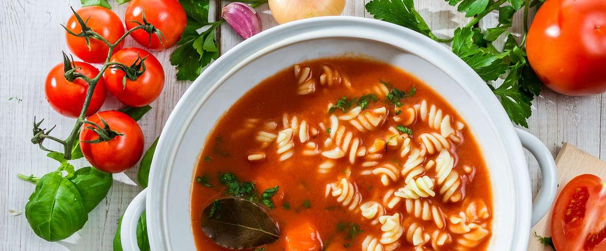 zupa pomidorowa na bulionie warzywnym