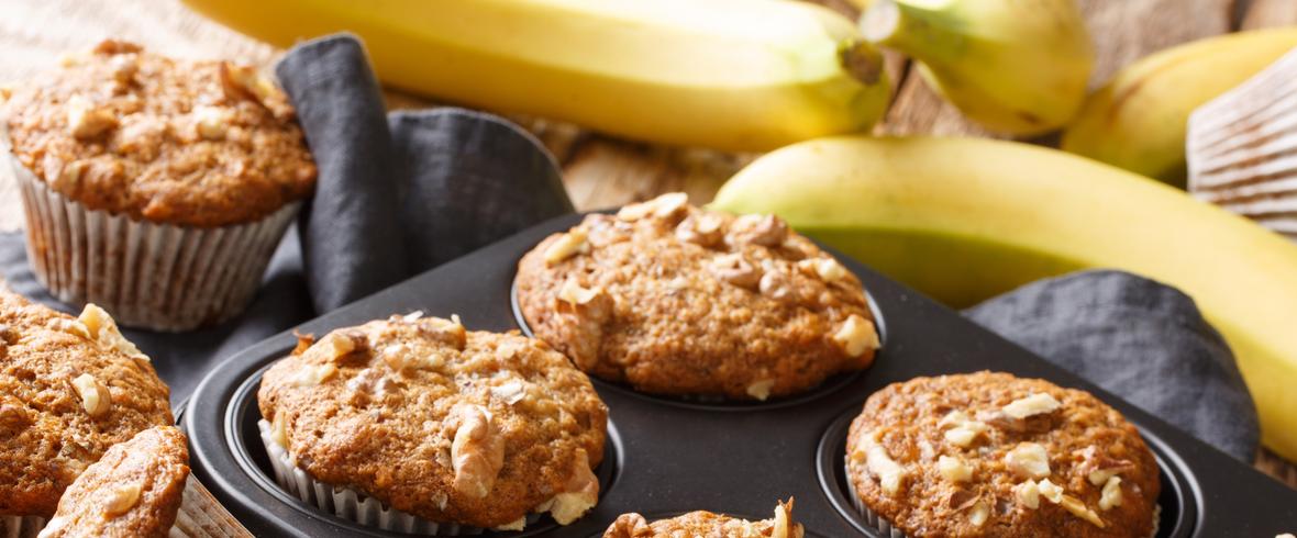 muffinki bananowe fit