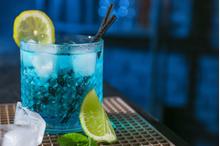 Blue lagoon drink
