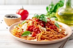 Spaghetti z marchewką